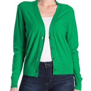 J. Crew V-Neck Front Button Cardigan